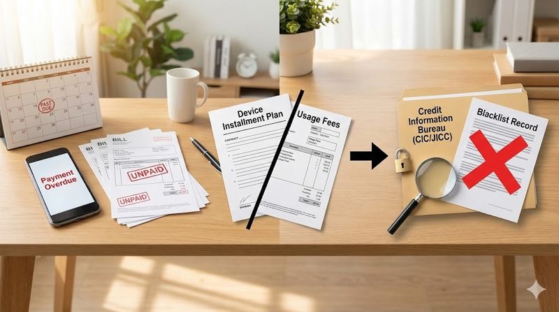 1.携帯料金の一ヶ月遅れは信用情報に影響するのか