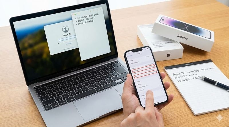 4.問い合わせ前に準備すべき情報