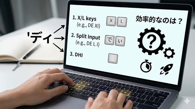 3.「ディ」の別の打ち方と小文字入力のコツ