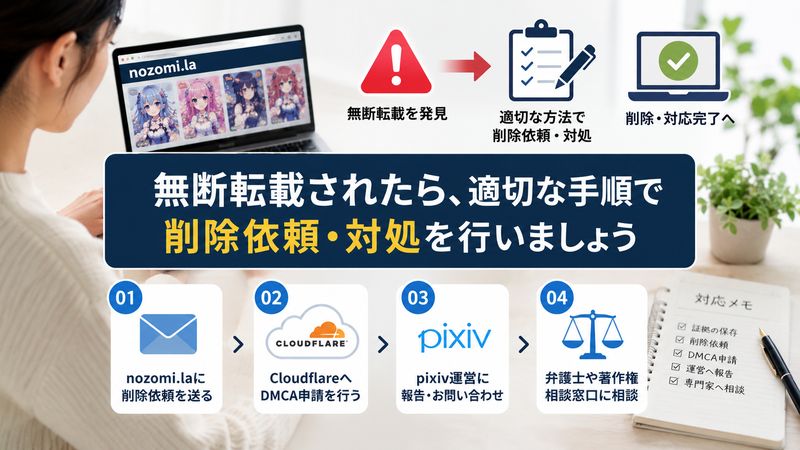 3. nozomi.laに無断転載された時の削除依頼・対処法