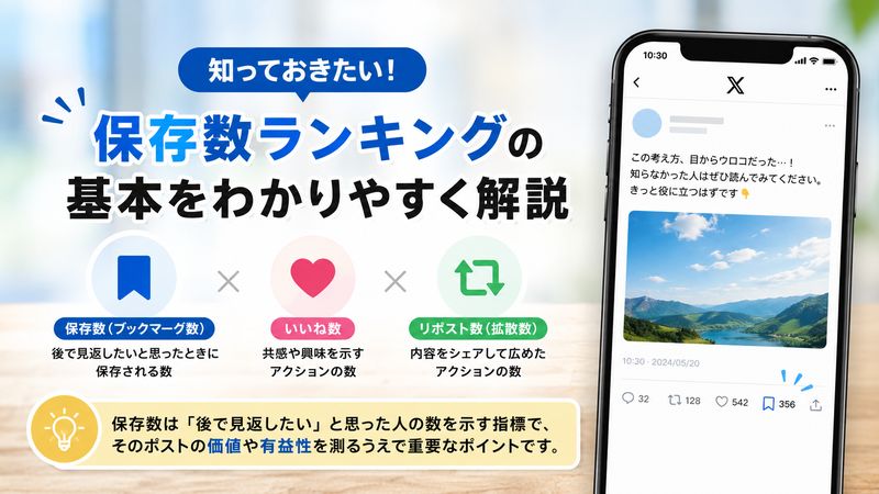 1. Xポスト（ツイート）の保存数ランキングとは何か