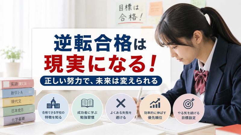 2.最低偏差値からの逆転合格は可能なのか