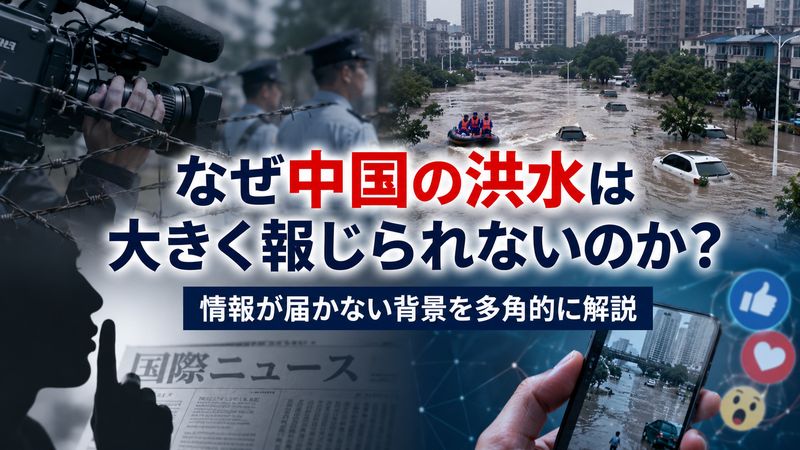 1.中国の洪水がなぜ報道されないと感じるのか