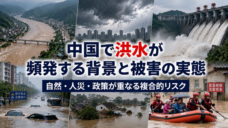 2.中国で洪水が頻発する原因と被害の実態