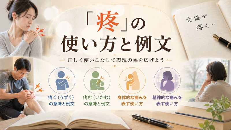 2.「疼」の使い方と例文