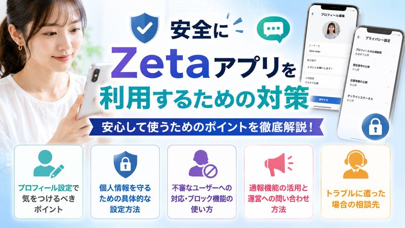 3.安全にZetaアプリを利用するための対策