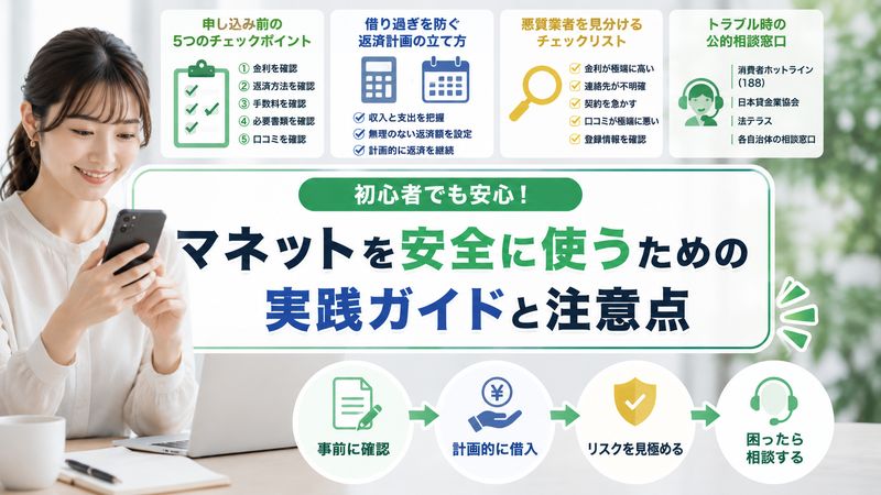 4.マネットを安全に使うための実践ガイドと注意点