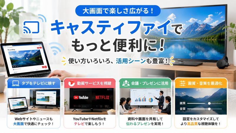 3.キャスティファイの使い方と活用シーン