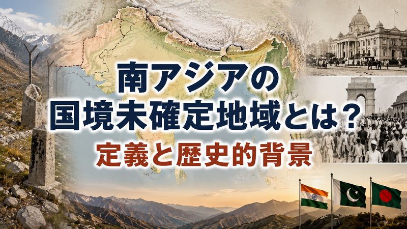 1. 南アジアの国境未確定地域とは？定義と歴史的背景