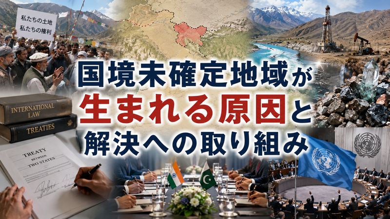 3. 国境未確定地域が生まれる原因と解決への取り組み
