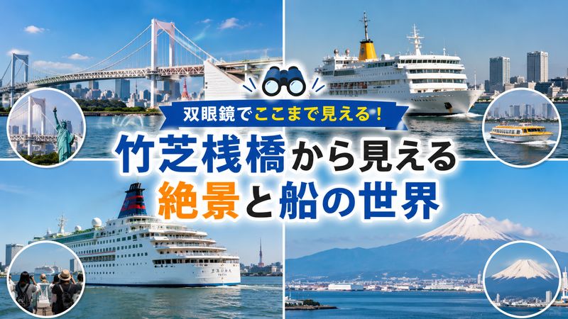 2.竹芝桟橋の双眼鏡で見える具体的なもの