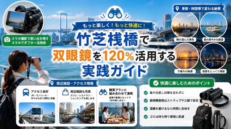 4.竹芝桟橋で双眼鏡を最大限活用するための実践ガイド