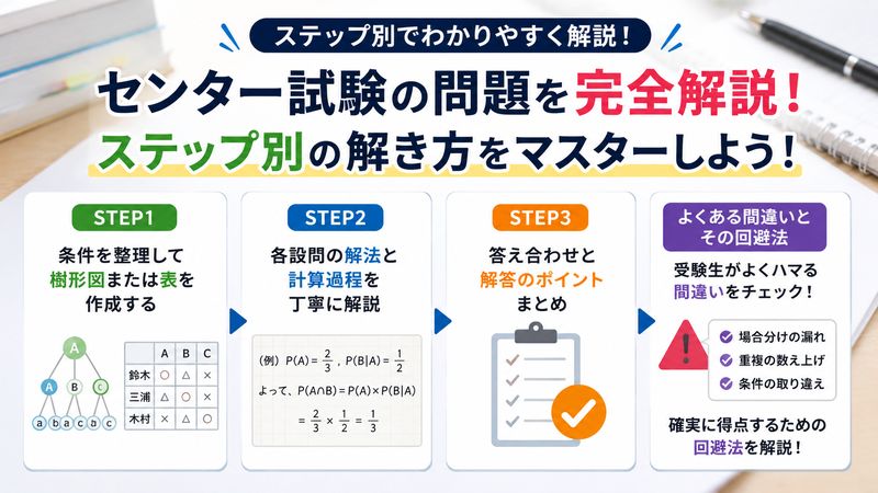3.鈴木・三浦・木村の問題を完全解説！ステップ別の解き方
