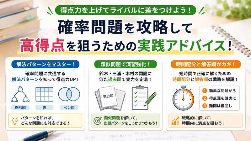 4.この問題で差をつける！得点力を上げるための実践アドバイス