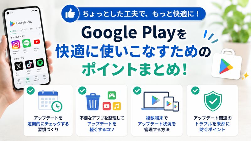 4.快適にGoogle Playを使うための工夫