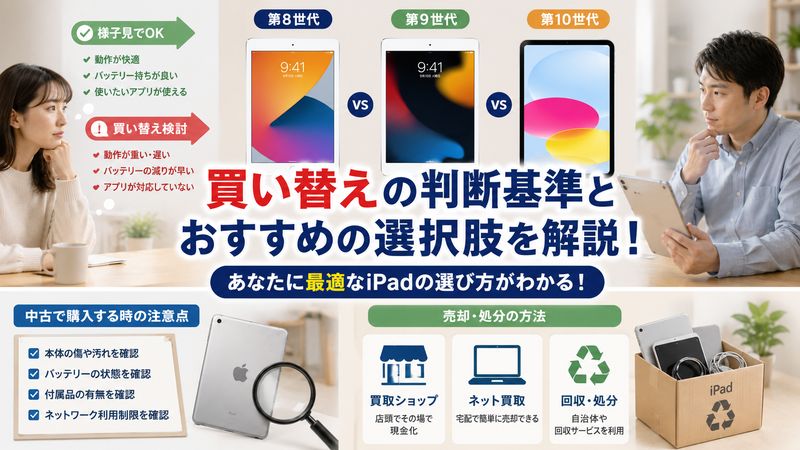 4.買い替えを検討する際の判断基準と選択肢
