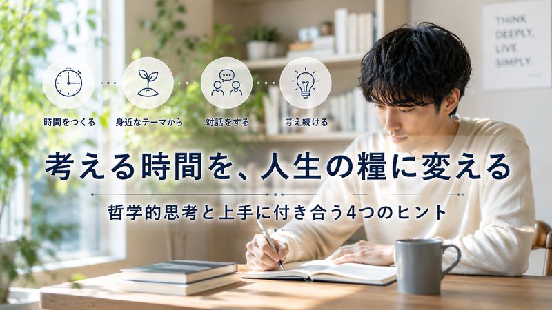 4.「無駄にしない」哲学的思考との付き合い方