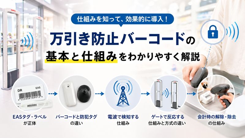 1.万引き防止バーコードとは?基本的な仕組みを理解する